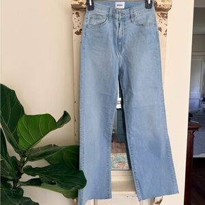 NWT Hudson Jeans Light Blue High Rise Raw Hem Size 24